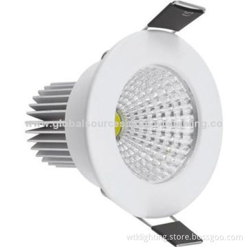 High Lumen LED COB 3W 5W 7W, Downlight, 240 to 260lm Luminous Flux